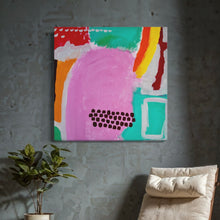 Load image into Gallery viewer, Juicy Fruit - Vibrant abstract painting 75x75 cm
