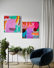 Load image into Gallery viewer, Juicy Fruit - Vibrant abstract painting 75x75 cm
