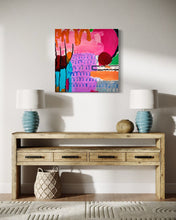 Load image into Gallery viewer, Juicy Fruit 2 - Vibrant abstract painting 75x75 cm
