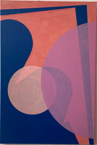 Half moon 2. Original painting, Acrylic on canvas, 60x91cm run of 2.