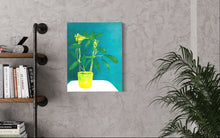 Load image into Gallery viewer, Yellow plant. Acrylic on canvas 40x50cm
