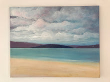 Load image into Gallery viewer, Beach and clouds 1 40x50cm Acrylic on canvas, run of 2
