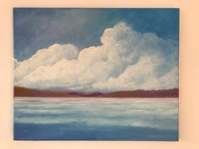 Load image into Gallery viewer, Beach and clouds 2 40x50cm Acrylic on canvas run of 2
