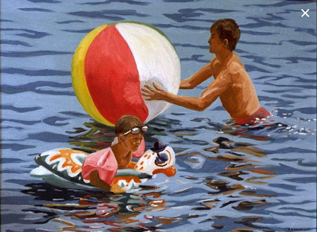 Inflatables - Oil on canvas 70x55cm