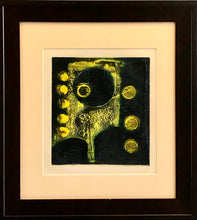 Load image into Gallery viewer, Yellow form 1, mono print 44x50cm run of 2
