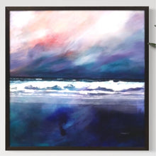 Load image into Gallery viewer, Sea &amp; sky 2, Acrylic on canvas 100x100cm run of 2
