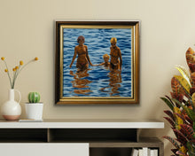 Load image into Gallery viewer, Sea Maidens. Oil on canvas. 59x59
