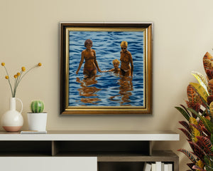 Sea Maidens. Oil on canvas. 59x59