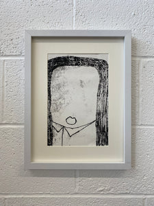 Rita Framed ink drawing 43x33cm