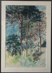 Tall trees 85x60 Pastel on paper&nbsp;