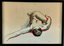 Load image into Gallery viewer, Figure 2 45x62cm pastel drawing
