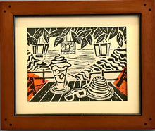 Load image into Gallery viewer, Sundae, Lino cut 25x30cm
