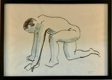 Load image into Gallery viewer, Figure 4 45x62cm pastel drawing
