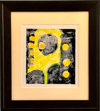 Load image into Gallery viewer, Yellow form 2, mono print 44x50cm run of 2
